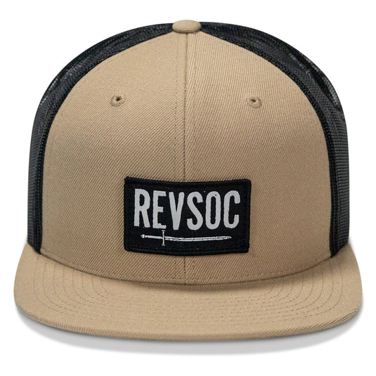 REVSOC Classic Patch Flatbill Hat