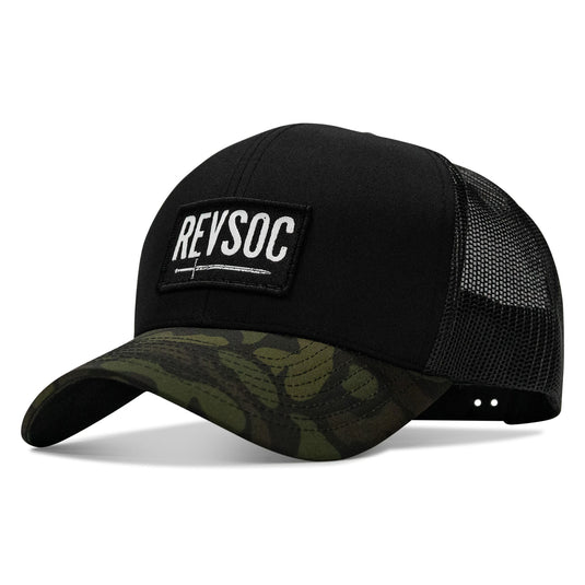REVSOC Classic Patch Snapback Hat