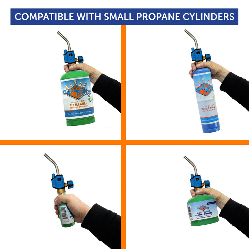 Load image into Gallery viewer, Flame King Trigger Start Lighter Welding Propane Gas Blow Torch Head
