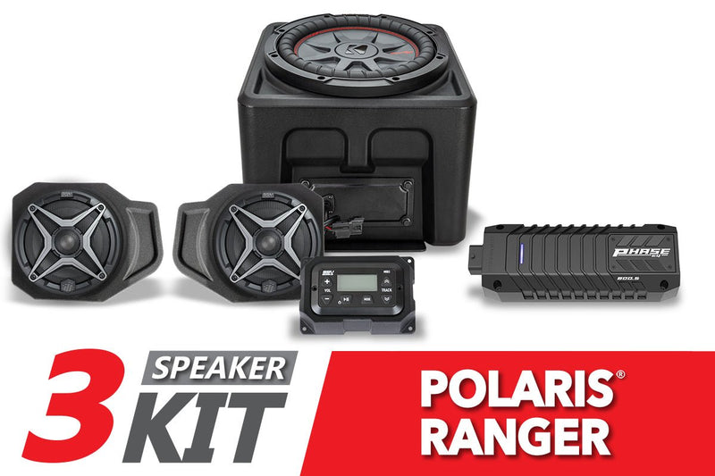 Load image into Gallery viewer, 2018-2023 Polaris Ranger XP1000 SSV Works 3-Speaker Audio System
