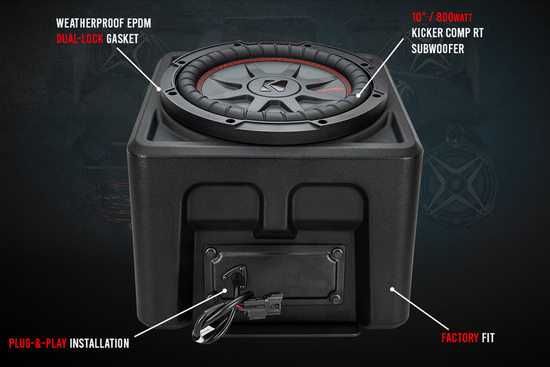 Load image into Gallery viewer, 2018-2022 Polaris Ranger XP1000 Underseat 10" Subwoofer
