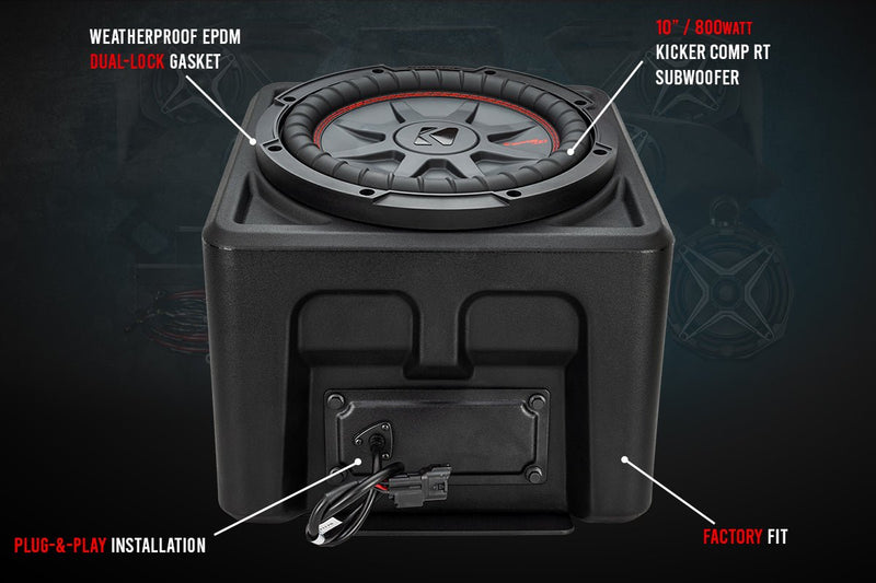 Load image into Gallery viewer, 2018-2022 Polaris Ranger XP1000 Underseat 10" Subwoofer
