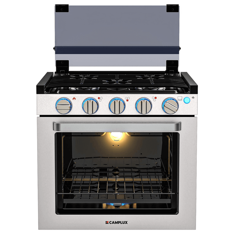 Load image into Gallery viewer, Camplux RV Stove Gas Range Oven w/ 3 Burners Cooktop 21 Inches CLASSIC
