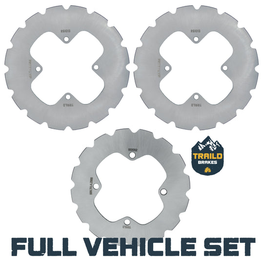 Polaris Sportsman 400/450/500/570/700/800 2007-2026 Ridge Rider Disc Brake Rotor Kit