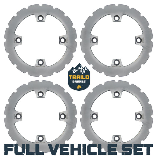 Kawasaki KRX/KRX4 1000 2020-2026 Ridge Rider Disc Brake Rotor Kit