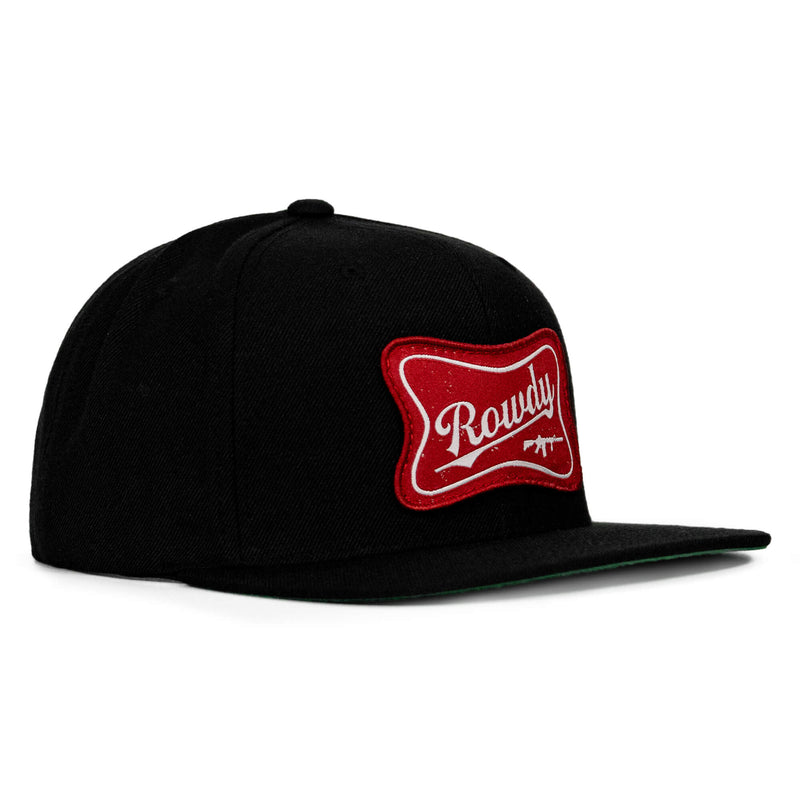 Load image into Gallery viewer, Rowdy Patch Flat Bill SnapBack Hat
