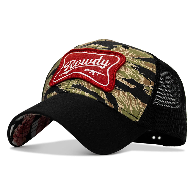 Load image into Gallery viewer, Rowdy Beer Logo Patch Original Ripstop Snapback Hat
