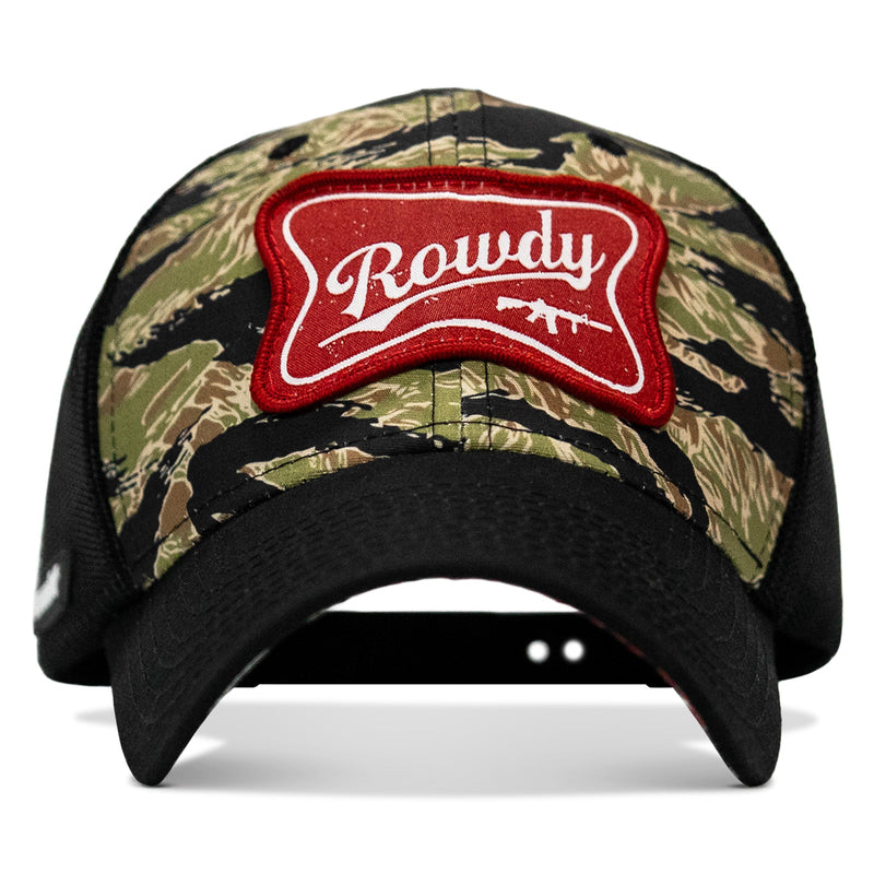Load image into Gallery viewer, Rowdy Beer Logo Patch Original Ripstop Snapback Hat
