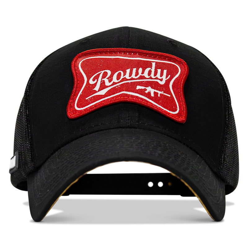 Load image into Gallery viewer, Rowdy Beer Logo Patch Original Ripstop Snapback Hat
