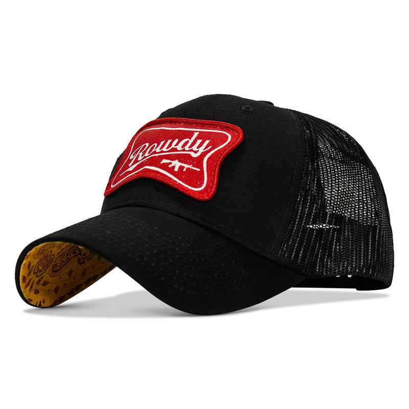 Load image into Gallery viewer, Rowdy Beer Logo Patch Original Ripstop Snapback Hat
