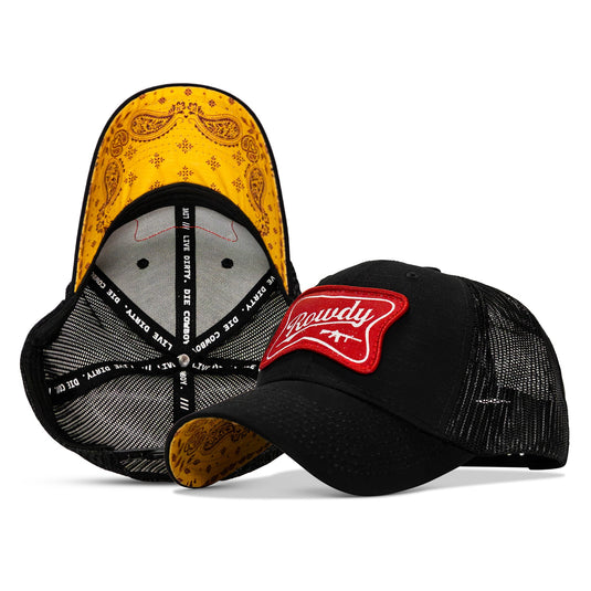 Rowdy Beer Logo Patch Original Ripstop Snapback Hat
