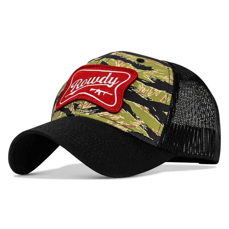 Load image into Gallery viewer, Rowdy Beer Logo Patch Original Ripstop Snapback Hat
