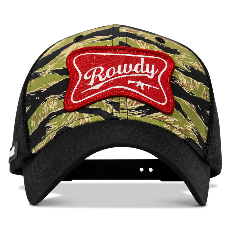 Load image into Gallery viewer, Rowdy Beer Logo Patch Original Ripstop Snapback Hat
