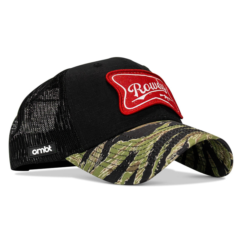 Load image into Gallery viewer, Rowdy Beer Logo Patch Original Ripstop Snapback Hat
