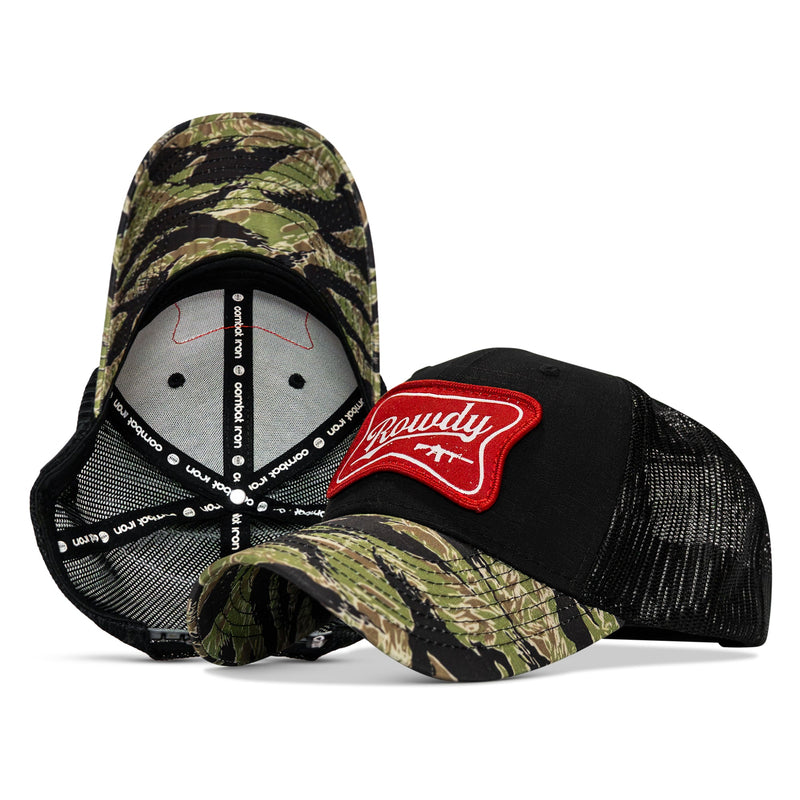 Load image into Gallery viewer, Rowdy Beer Logo Patch Original Ripstop Snapback Hat
