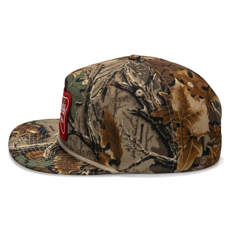Load image into Gallery viewer, Rowdy Patch Flat Bill SnapBack Hat
