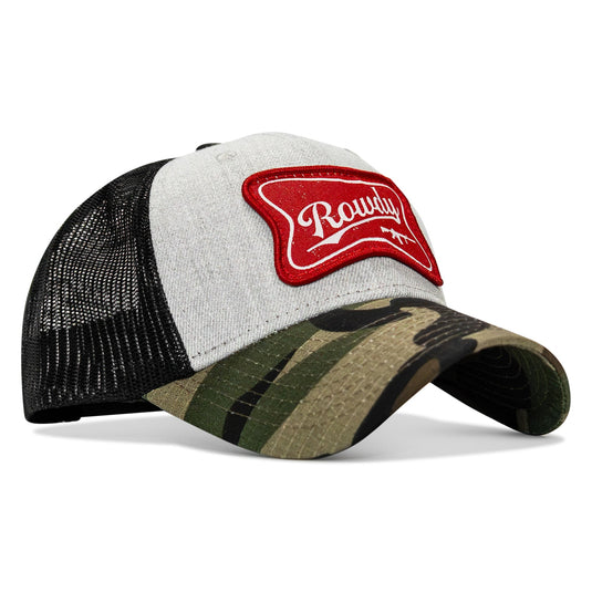 Rowdy Beer Logo Patch Original Ripstop Snapback Hat