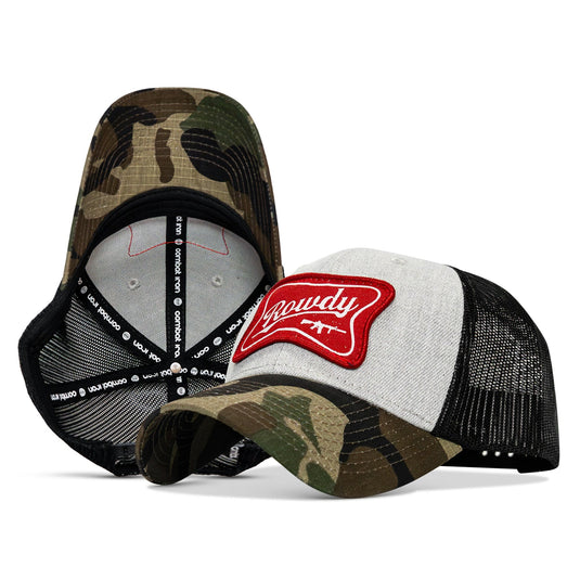 Rowdy Beer Logo Patch Original Ripstop Snapback Hat