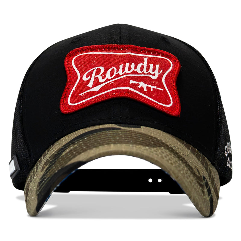 Load image into Gallery viewer, Rowdy Beer Logo Patch Original Ripstop Snapback Hat
