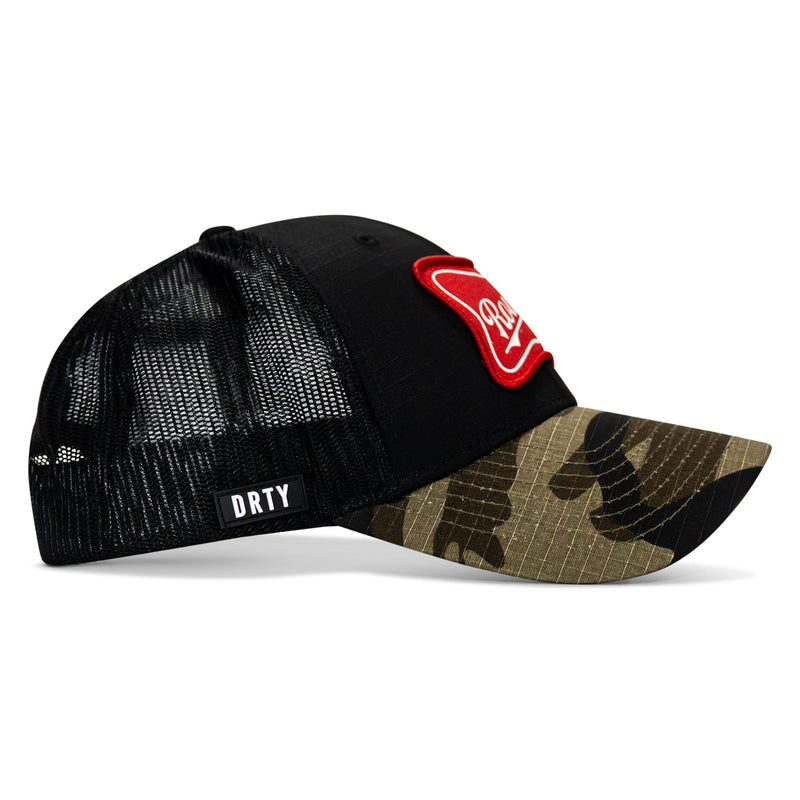 Load image into Gallery viewer, Rowdy Beer Logo Patch Original Ripstop Snapback Hat
