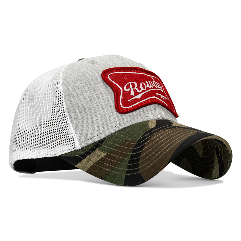 Load image into Gallery viewer, Rowdy Beer Logo Patch Original Ripstop Snapback Hat
