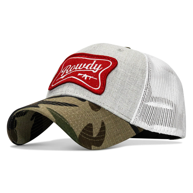 Load image into Gallery viewer, Rowdy Beer Logo Patch Original Ripstop Snapback Hat
