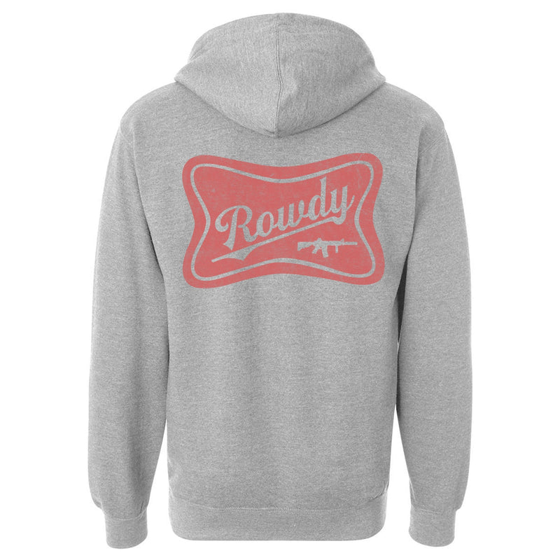 Load image into Gallery viewer, Rowdy Beer Logo Fleece Lined Hoodies

