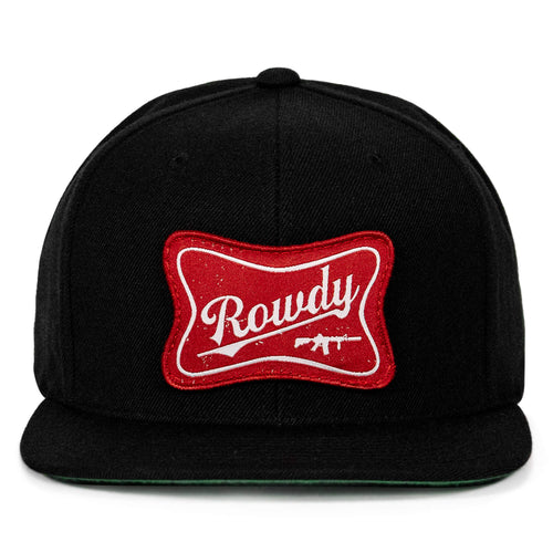 Rowdy Patch Flat Bill SnapBack Hat