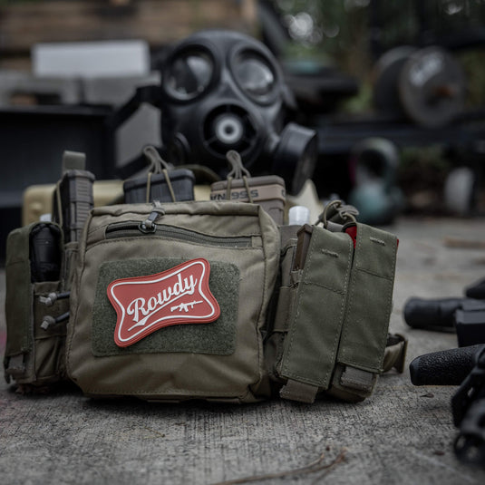 Rowdy Beer Logo PVC Patch