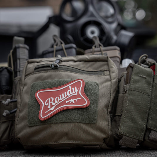 Rowdy Beer Logo PVC Patch