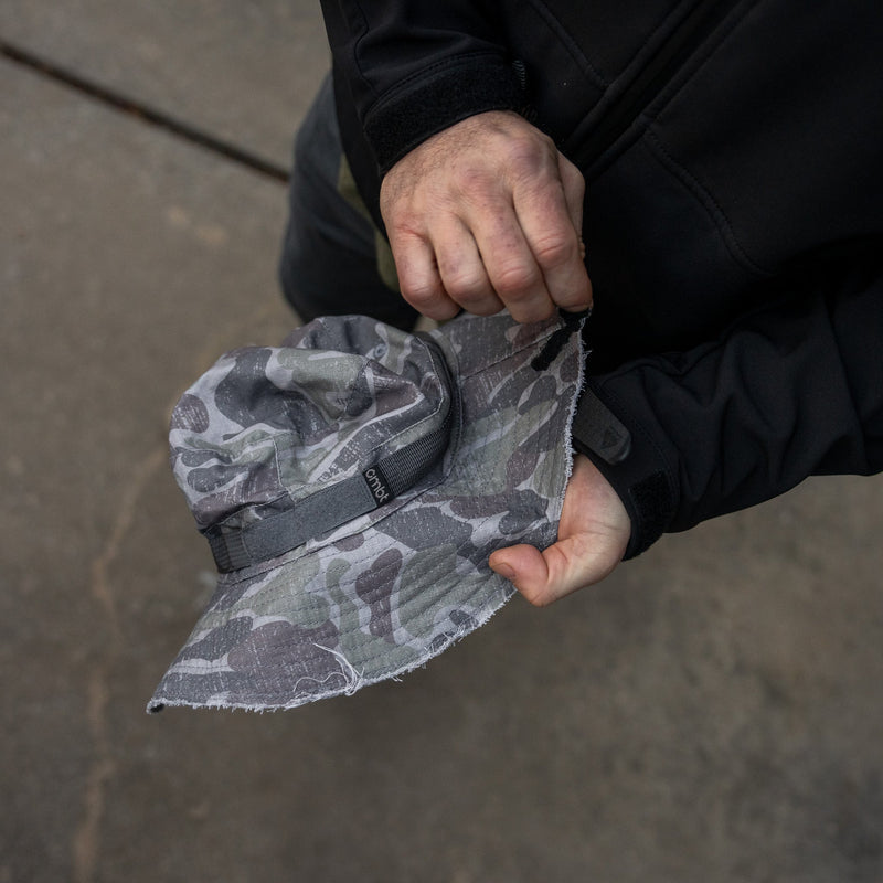 Load image into Gallery viewer, Distressed Ripstop Mid-Profile Tactical Boonie Hat
