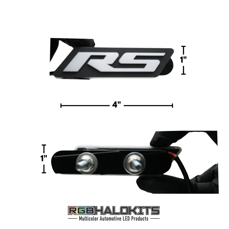 Load image into Gallery viewer, RS LED Emblem Badge: (Multicolor Flow)
