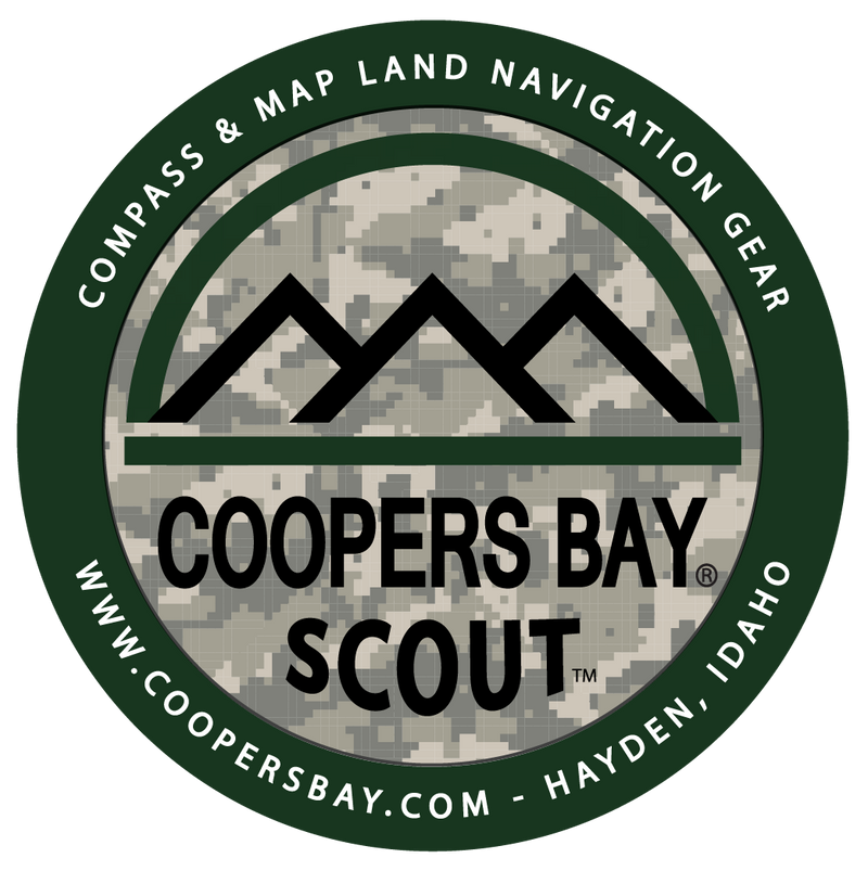 Load image into Gallery viewer, Scout™ Lensatic Compass - Traditional Phosphorescent Military Style with Nylon Carry Pouch - OD Green
