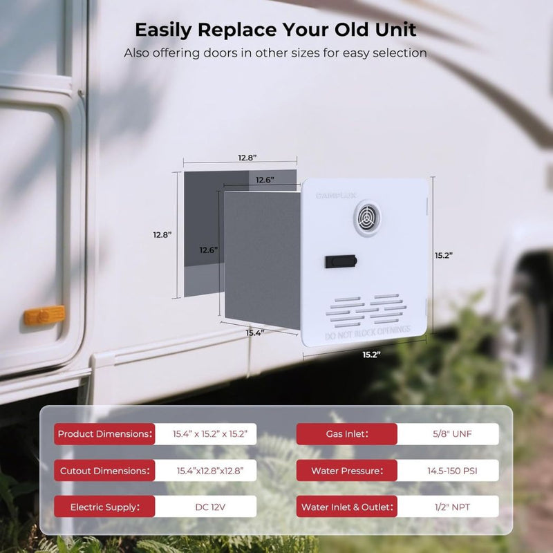 Load image into Gallery viewer, 2.64GPM Tankless RV Hot Water Heater PRO With Remote Control
