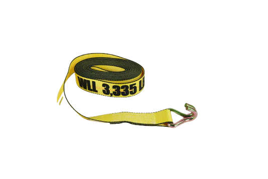 2" Ratchet Strap w/ Wire Hooks 27 OR 30 Ft | 10 PACK