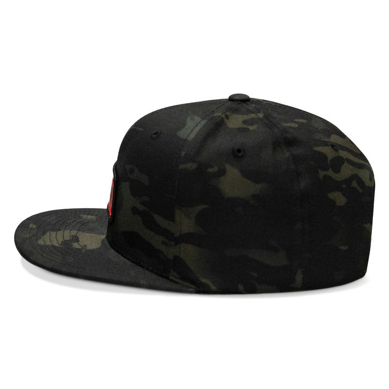Load image into Gallery viewer, RSC Classic Red Diamond Velcro Patch Flatbill Hat
