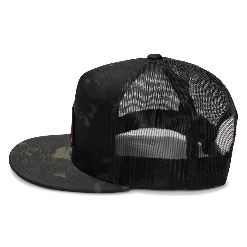 Load image into Gallery viewer, RSC Classic Red Diamond Velcro Patch Flatbill Hat
