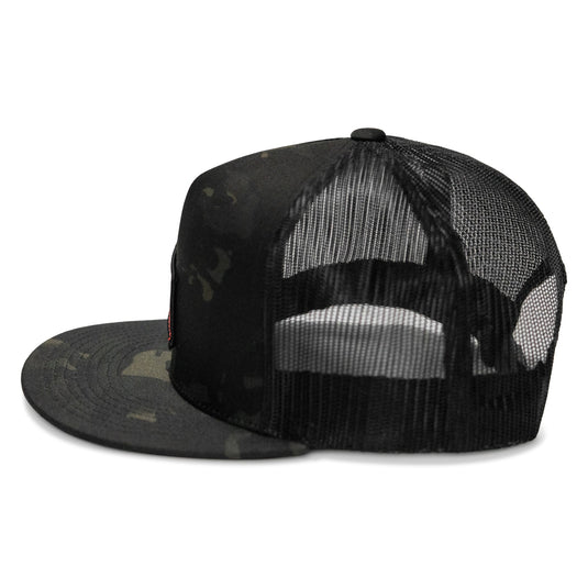 RSC Classic Red Diamond Velcro Patch Flatbill Hat