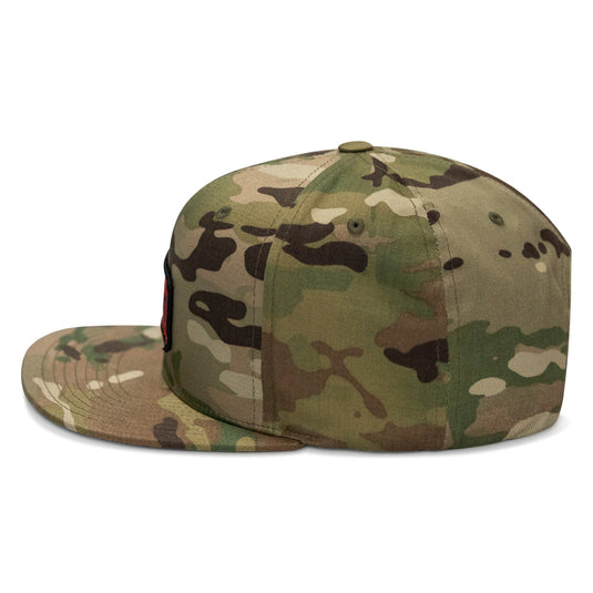 RSC Classic Red Diamond Velcro Patch Flatbill Hat