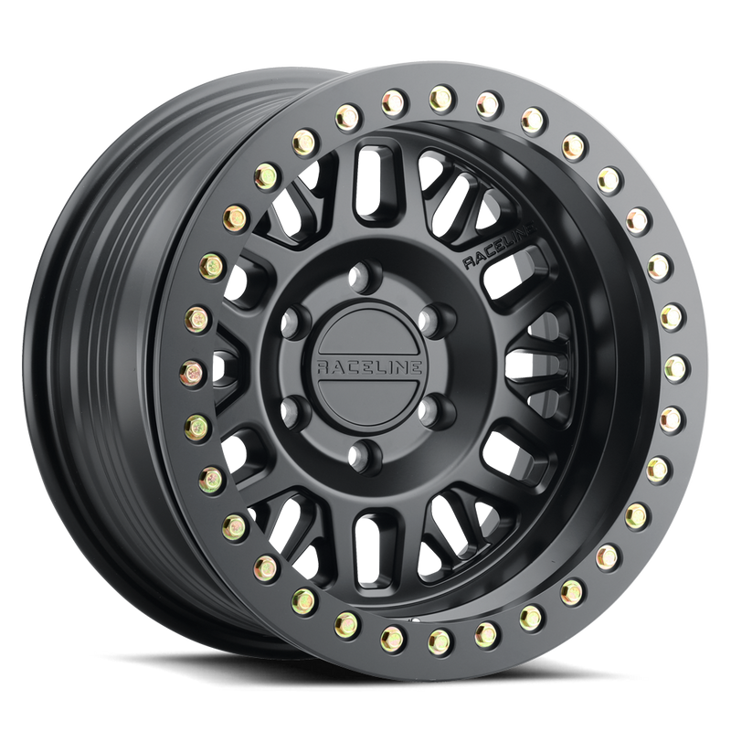 Load image into Gallery viewer, RT951B Ryno Cast Beadlock - Satin Black w/Black Beadlock Ring
