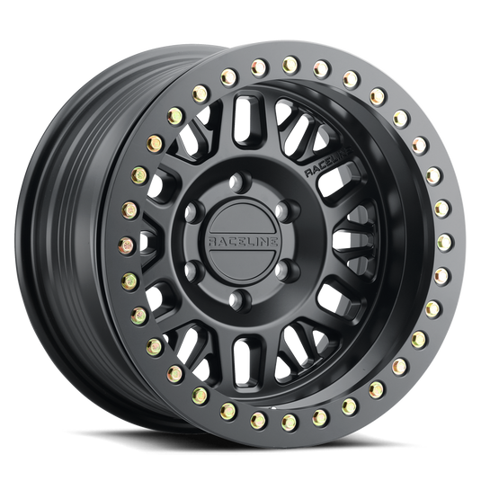 RT951B Ryno Cast Beadlock - Satin Black w/Black Beadlock Ring