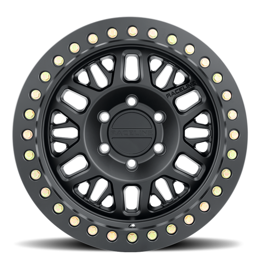 RT951B Ryno Cast Beadlock - Satin Black w/Black Beadlock Ring