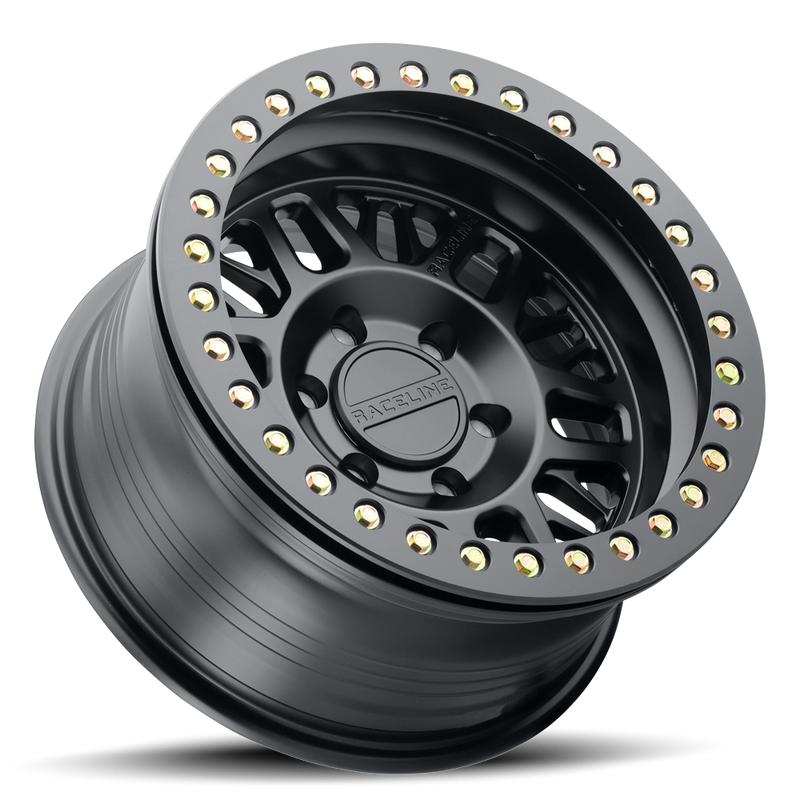 Load image into Gallery viewer, RT951B Ryno Cast Beadlock - Satin Black w/Black Beadlock Ring
