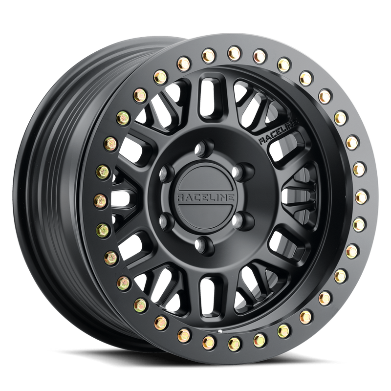 Load image into Gallery viewer, RT951B Ryno Cast Beadlock - Satin Black w/Black Beadlock Ring
