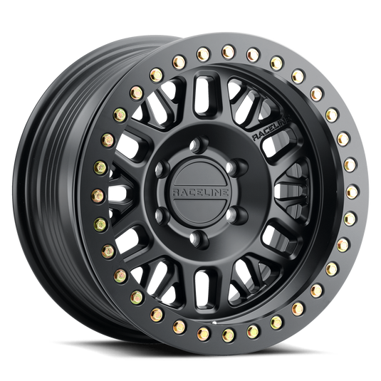 RT951B Ryno Cast Beadlock - Satin Black w/Black Beadlock Ring