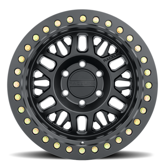 RT951B Ryno Cast Beadlock - Satin Black w/Black Beadlock Ring