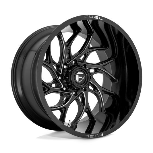 Fuel 1 Pc D741 Runner Gloss Black Milled