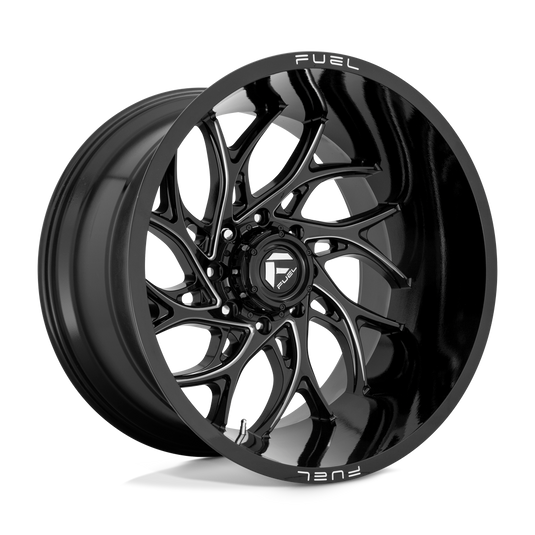 Fuel 1 Pc D741 Runner Gloss Black Milled