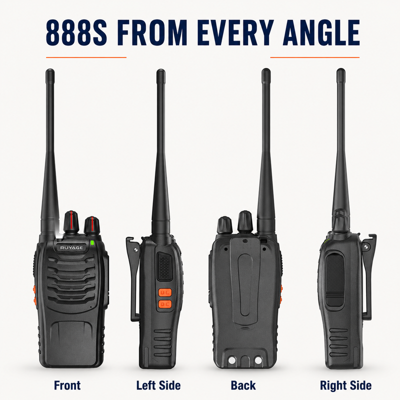 Load image into Gallery viewer, RUYAGE 888S UHF Walkie Talkies 2 Pack
