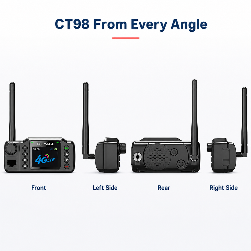 Load image into Gallery viewer, RUYAGE CT98 4G LTE Vehicle PoC Radios – 2-Pack
